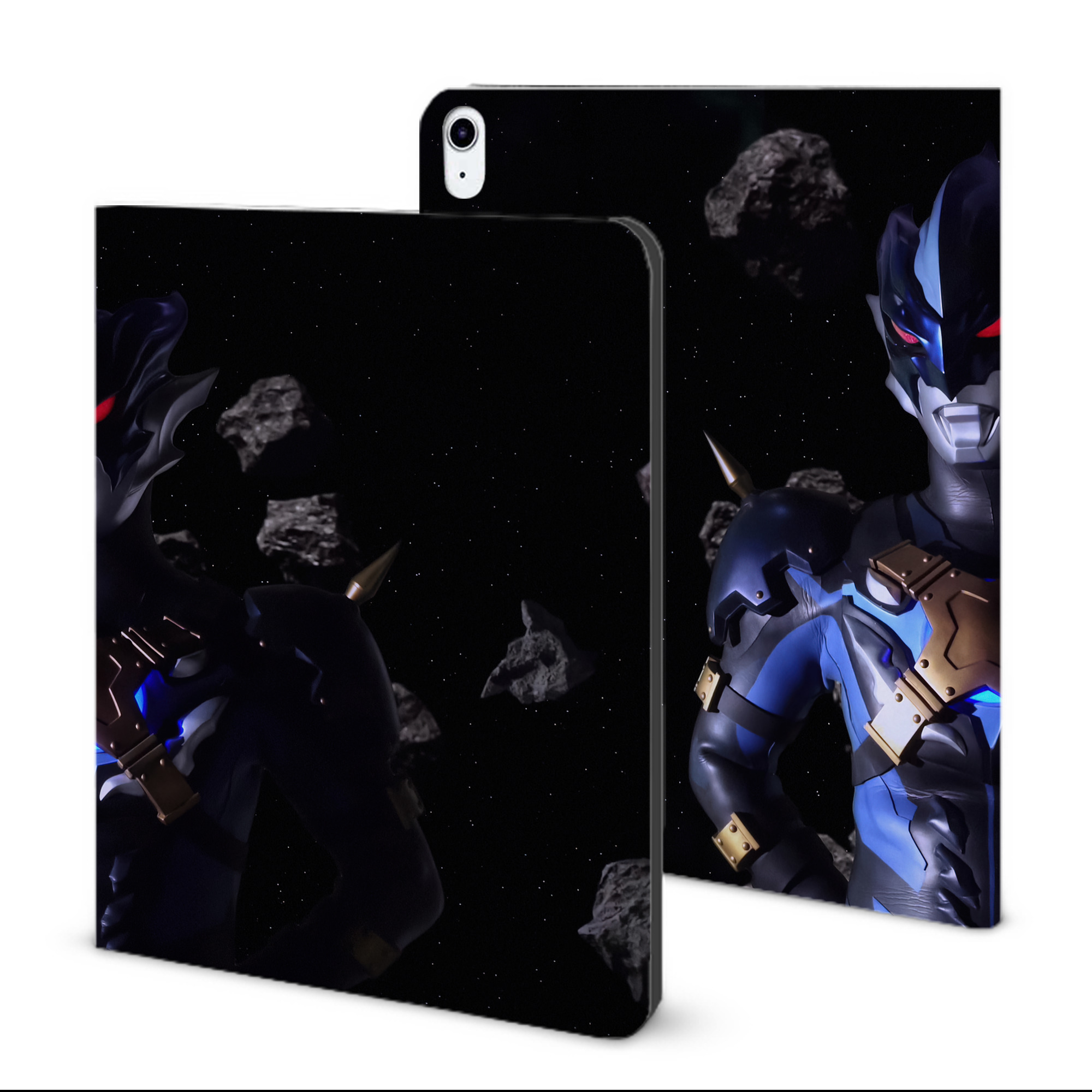 （画像用） ウルトラマン Ultraman IPad ケース ブック型 PUレザー TPU 耐衝撃 軽量 薄型 ペン収納なし 全面保護 IPad 各モデル対応